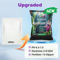 Upgraded Aquarium Soil Water Grass Mud, Ideal for Fish Tank Aquascaping Aquarium Substrate Soil for Plants and Shrimps, 