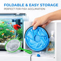 3Pcs Drip Acclimation Kit with Foldable Fish Acclimation Bucket, Drip Acclimation System and Aquarium Fish Net, Fish Tan