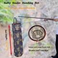 Snake Catcher Net, Rattlesnake Grabber Handling Tool Large Reptile Closure Net, Snake Traps Telescopic Pole Stick, Rattl