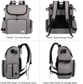 Modoker Multi-Compartment Dog Travel Backpack for Pet Supplies