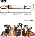 Clysoru Dog Tug Toy Tough Jute Bite Pillow Lasting Training Equipment Puppy to Large Dogs Interactive for Large and Smal