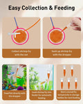 Pawfly Brine Shrimp Hatchery Kit, Shrimp Egg Incubator, Brine Shrimps Hatching Set, Artemia Hatchery with Air Pump, Live