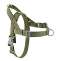 APakBak No Pull Dog Harness with Handle, Adjustable Mesh Padded Reflective Walking Harness with Front Clip for Small Medium Large Dogs – Quick Fit No Escape for Training and Hiking (Ranger Green, M)