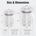 Floating Acrylic Breeder Box for Fish Tank - Aquarium Isolation Separator Hatchery Incubator for Guppy, Betta, Clownfish