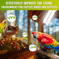 DoRight UVB 5.0 Bulb for Birds Compact Fluorescent Light Bulb E26, UVB 5.0 Bird Light Bulb Compact UVB Lamp Bird Cage UVB Light for Captive Birds, Reptiles