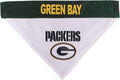 Pets First NFL DOG BANDANA - GREEN BAY PACKERS REVERSIBLE PET BANDANA. 2 Sided Sports Bandana with a PREMIUM Embroidery 