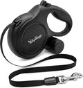 16ft Retractable Dog Leash for Medium Dogs up to 66 lbs, Black