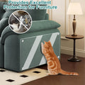 SZTCECDM 20Pack Self-Adhesive Cat Furniture Protector, Clear Couch Protector, Anti Scratch Guard for Couches, Sofas, Chairs & Armrests, Removable & Waterproof Furniture Shield with 80 Twist Pins
