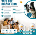 Upgraded Dog Calming Diffuser with 2 Plug-in + 4 Refill, Dog Calming Pheromones Diffuser Starter Kit for Anxiety Relief,