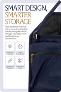 Equinavia Darby Horse Grooming Bag, Collapsible Tote with Strap, One Size