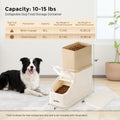 ZOMISIA 15lbs First-in, First-out Dog Food Storage Container