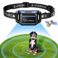 Wireless GPS Dog Collar Fence-Invisible Electric Containment System.No Monthly Fee,Adjustable Beep.Vibration & Static.48H Waterproof Rechargeable Collar for Backyard Escape Prevention & Camping