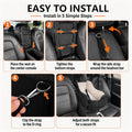 Center Console Dog Car Seat for Small Dogs up to 12 lbs