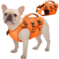 Kuoser Dog Life Jacket, High Flotation Dog Life Vest for Swimming Boating, Adjustable Ripstop Pet Lifesaver for Small Medium and Large Dogs, Reflective Safety Puppy Swimming Vest with Rescue Handle