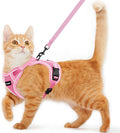 Cat Harness and Leash for Walking Escape Proof Soft Adjustable Cat Leash