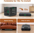 28" L Travel Dog Crate -Collapsible Dog Crate for Medium/Small Dogs, No Tools Required with Space Saving Design,Portable