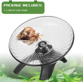 Poen Hermit Crab Wheel Toy, Silent Hamster Wheel, 4.13 x 2.95 x 3.34 Inch