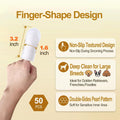 AAIHE Dog Ear Finger Wipes,Gently Remove Ear Wax & Dirt,Relieve Ear Itching. All Natural Ingredients Dog Ear Wipes.Safe & Gentle Ear Wipes for Dog & Cat - 50 Count