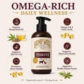 Hemp Well Thrive Oil for Dogs and Cats – Supports Hip, Joint, and Heart Health, Promotes Immune System, and Promotes Healthy Skin from Seasonal Allergies, Organically Sourced - 8 Ounces
