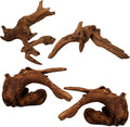4PCS Driftwood for Aquarium, 1.96''-5.91'' Aquarium Driftwood, Fish Tank Driftwood, Ideal for Fish Tanks, Freshwater Aqu