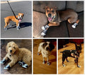 URBEST 4 Pcs Pet Dog Puppy Canvas Sport Shoes, Sneaker Boots, Outdoor Nonslip Causal Shoes