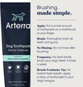 Remineralizing Dog Toothpaste – Vet-Grade, with Nano-Hydroxyapatite, Reverses Early-Stage Decay, Cleans Teeth, Removes Tartar, Freshens Breath by Arterra Pet Science, Plant-Based, Natural Flavor, 3oz