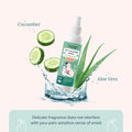 Hepper Pet Cologne Spray for Dogs & Cats - Cucumber & Aloe - 8oz