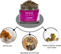 Shizhoo Catnip for Cats with Leaves and Flower Seeds 100% Natural and Organic Catnip Premium Cat Nip for Cats & Kittens Used as a Snack or Refillable Catnip Treats for Cats (1/2 Cup)