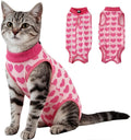 EMUST Cat Surgery Recovery Suit Female, Kitten Onesie for Abdominal Wounds