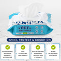 MAGICARE Pet Wipes – 400 pcs Dog Wipes – 8x8 Inch Unscented Dog Paw Cleaner Wipes for Body, Ears, Face, and Skin – Ultra