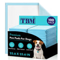 TBM Puppy Pads 100 Count - 23.6" x 23.6" - Super Absorbent Pee Pads for Dogs - Premium Leak-Proof - Pets Potty Training Essentials - Disposable Quick- Dry Pads for Puppies | Cats | Rabbits