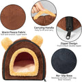 Pet Soft Guinea Pig & Rabbit Cozy Hideout House - Small Animal Bed for Guinea Pigs, Rabbits, Hamsters, Rats & Chinchilla
