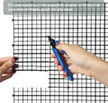 Black Aquarium Divider Panel Fish Tank Separator Plastic Grid