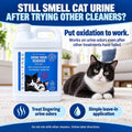 Instantly Urine Odor Remover & Eliminator for Cat Urine, Oxidizer Based Urine Cleaner for Carpets, Rugs, Mattress, etc. 128 Oz (1 Gallon)