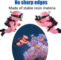 2-Pack Tank Decorations, Cute Little Diver, Aquarium Decoration Accessories Ornaments with Float Ball, Playmate for Tank