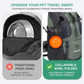Collapsible Dog Bowl, Portable Travel Food & Water Bowl
