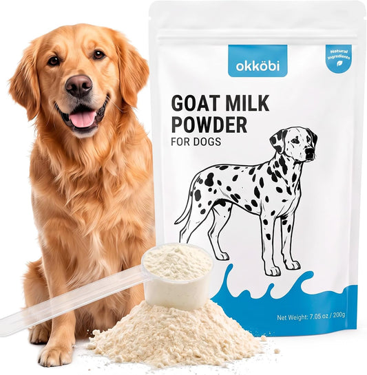 Goat Milk Powder for Dogs - Puppy Replacer and Digestive Supplement 200g