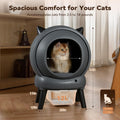Automatic Litter Box, ZHMZ E2 Self Cleaning Litter Box for Multiple Cats