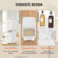 VEVOR Ingredient Storage Bin, 2 x 15L Dispenser Bin with 2 Measuring Cups, Attachable Casters and Airtight Lid, 2 Pcs/Se