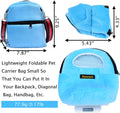 Hamster Carrier Bag, Upgraded Small Animal Bonding Soft Hedgehog Pouch Portable Outgoing Travel Bag with Adjustable Stra