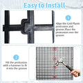 Hamiledyi Plastic Aquarium Divider with Clips Grid Panel Aquarium Lid Hood Fish Tank Divider Filter Bottom Isolation Pan