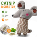 Cat Toys, Interactive Cat Toy for Indoor Cats, Soft and Durable Crinkle Sound Catnip Toys, Catnip Filled Mouse Cat Teeth