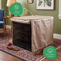 Molly Mutt Tan Dog Crate Cover, Non-Toxic & 100% Cotton, 24"x18"x21"