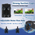 550GPH Submersible Water Pump(2000L/H 30W), Adjustable Ultra Quiet Fountain Pump with 4 Nozzles 7.2ft High Lift for Aqua
