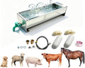 Automatic Livestock Water Trough 3 Gallons/12 Quart Livestock Animal Stainless Steel Automatic Waterer with Float Valve 