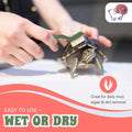 Turtle Cleaning Brush Remove Aquatic Mud, Dirt, & Contaminants from Tortoises Shells & Promoting Shell Health - Goat Hai