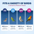 Prevue Hendryx Pet Products Wrought Iron Flight Cage - Big Rolling Bird Cage for Parakeets, Cockatiels, Conures, Lovebirds, Canaries, Finches, Parrotlets, & Cai