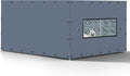 Outdoor Kennel Enclosure Cover, Kennel Side Cover Suitable for 10'W x 10'L Outdoor Kennels, Featuring Multiple Elastic B