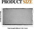 LIQWEI 1 Pc Large Bird Cage Seed Cather, Bird Cage Cover 31 X 118 Inches Adjustable Birds Cages Skirt, Elastic Band Mesh Cages Cover for Parrot Seed Guard