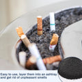 Sasylvia 5 Pack Black Silica Sand for Ashtray Place Sand Station Firepit